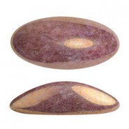 Les perles par Puca® 3D Athos Cabochon Opaque mix violet/gold ceramic look 03000/14496